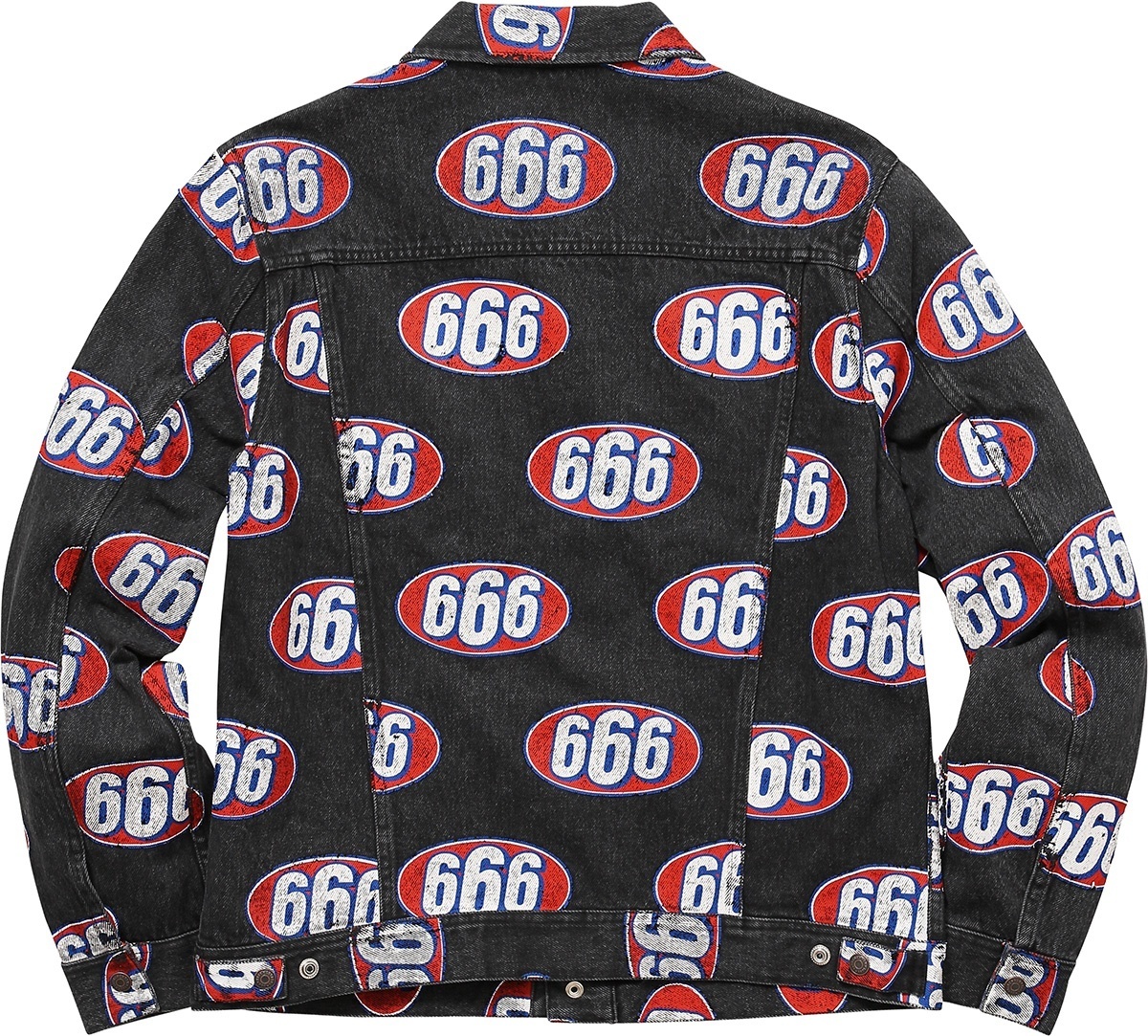 666 Denim Trucker Jacket view 3